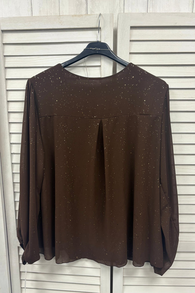 Greta Double Layer Sparkle Top