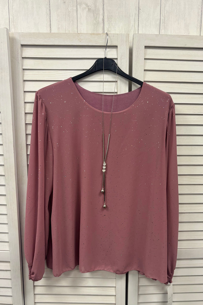 Greta Double Layer Sparkle Top