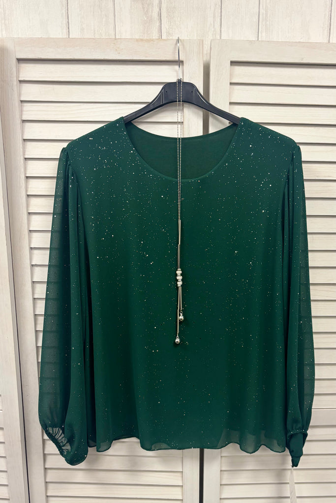 Greta Double Layer Sparkle Top