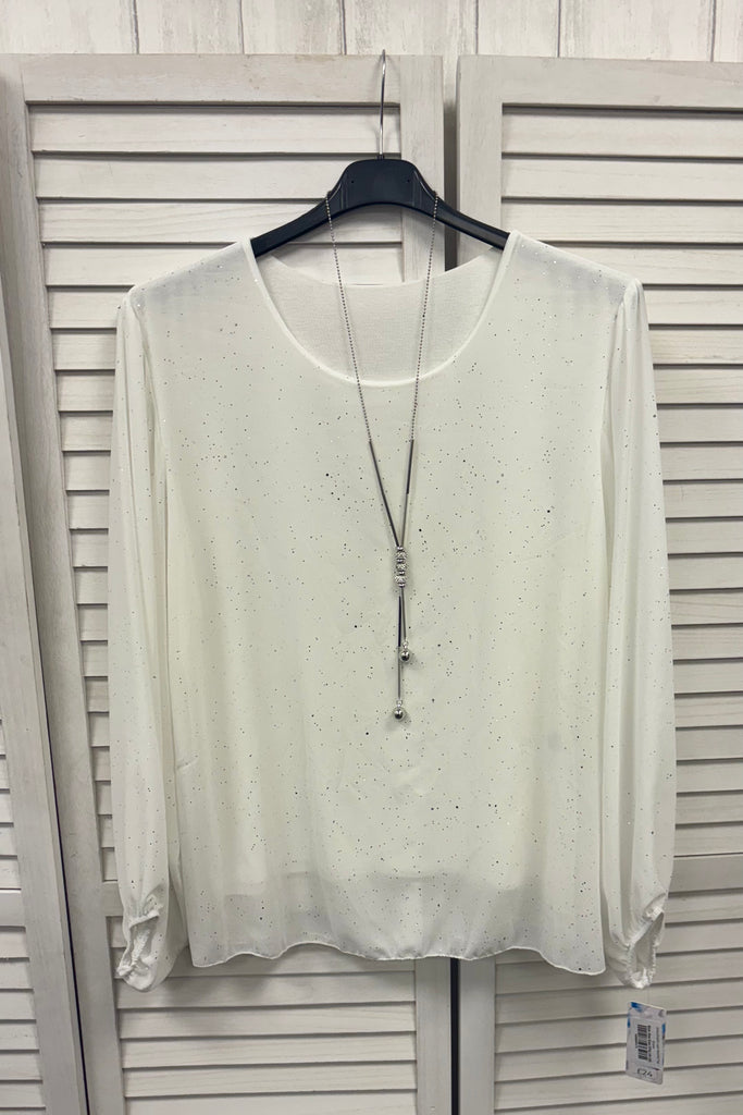 Greta Double Layer Sparkle Top