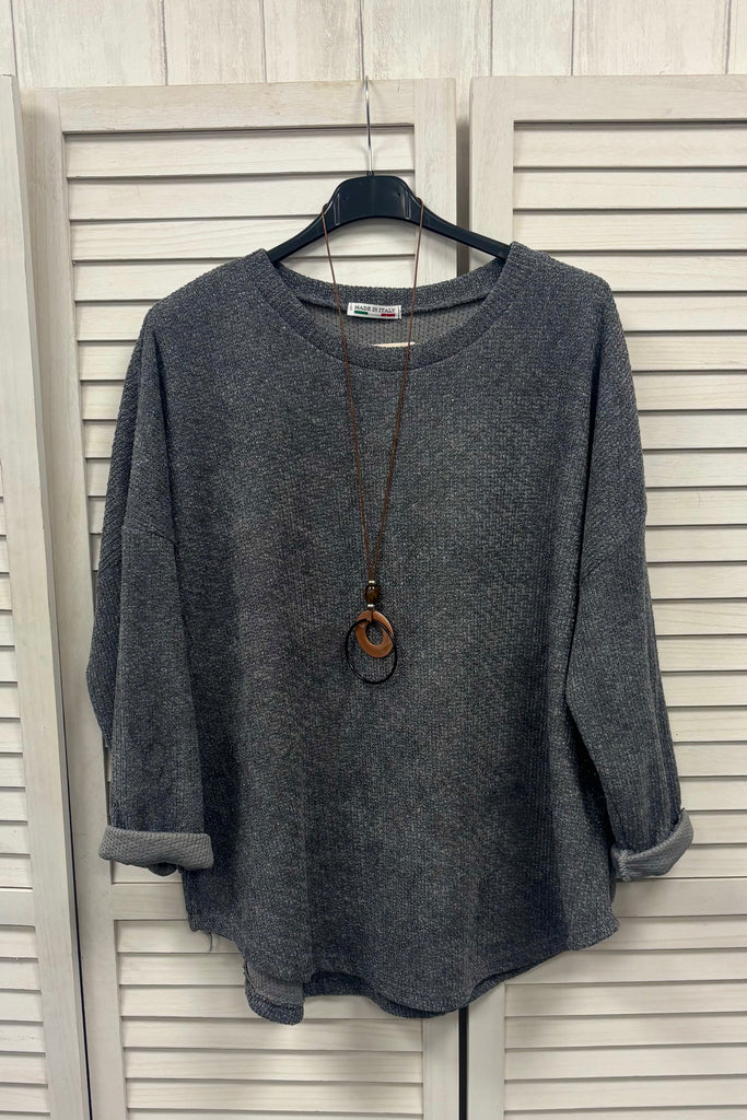 Georgina Textured Necklace Top