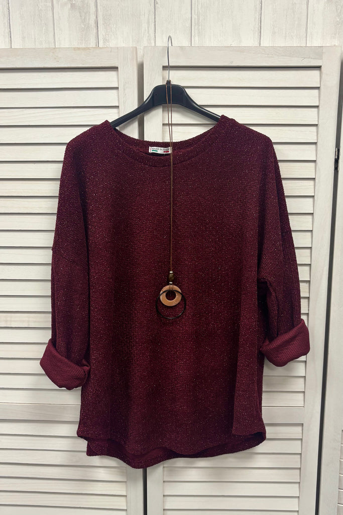 Georgina Textured Necklace Top