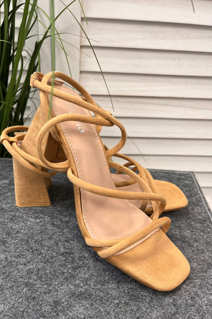 Tilly Suedette Block Heel Sandals