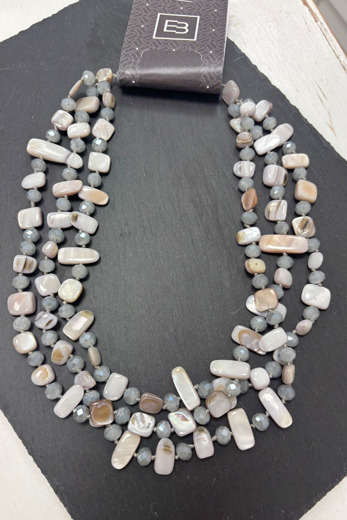 Elodie Layered Beaded Necklace