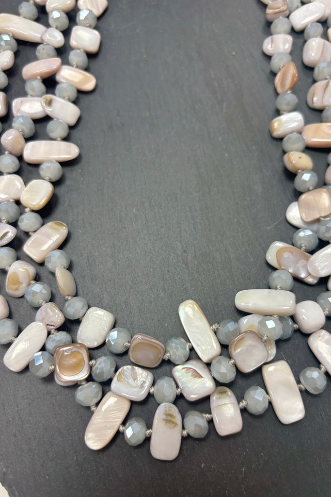 Elodie Layered Beaded Necklace