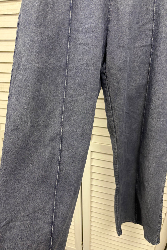 Tina Pull-On Wide Leg Jeans