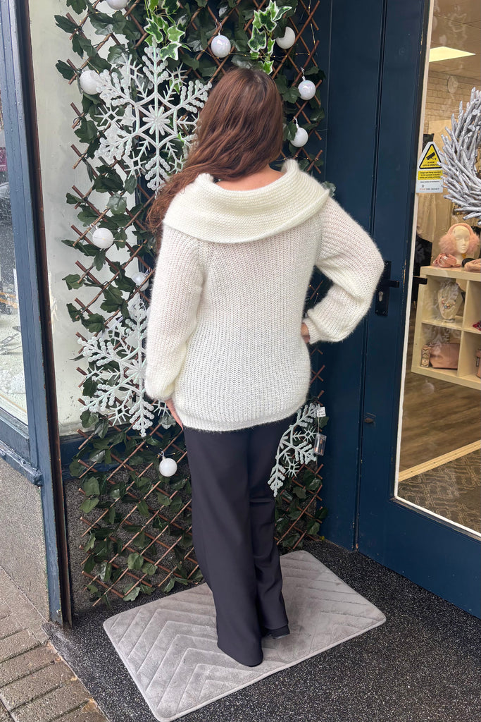 Ellen Statement Neckline Chunky Knit