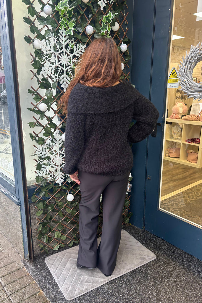 Ellen Statement Neckline Chunky Knit