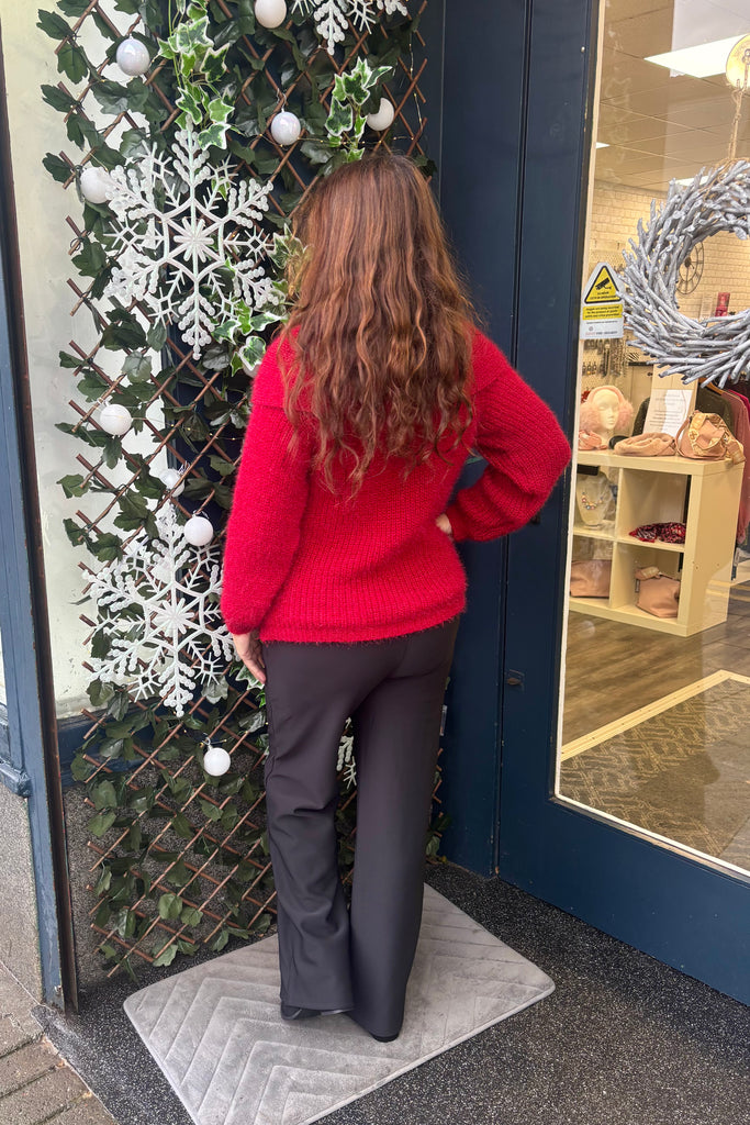 Ellen Statement Neckline Chunky Knit