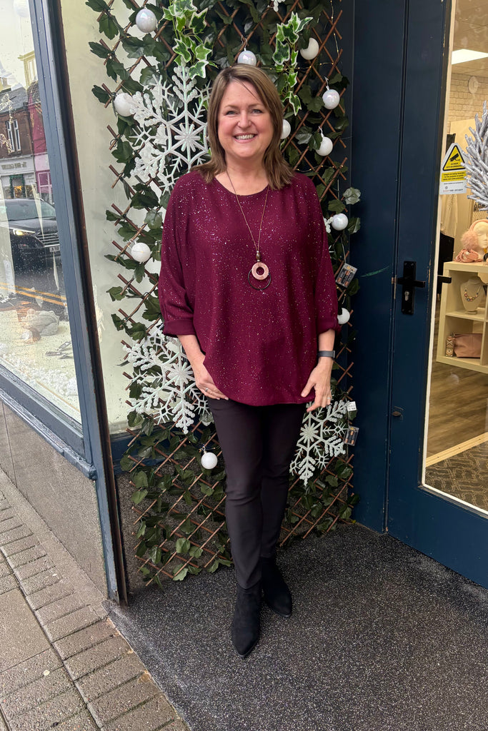 Hope Sparkle Knit Top