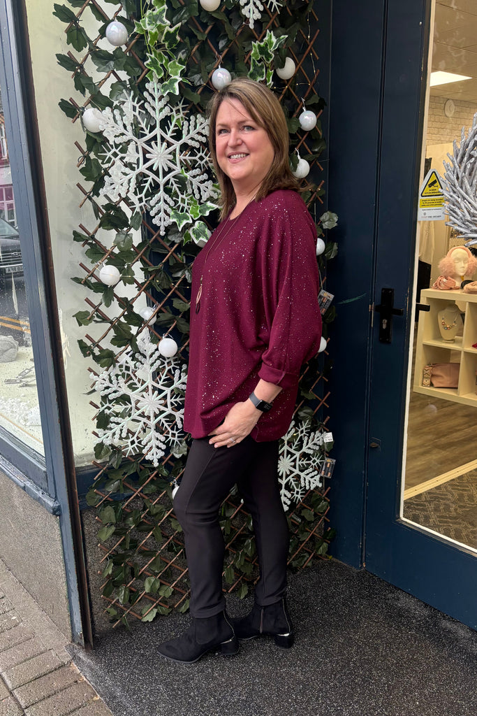 Hope Sparkle Knit Top