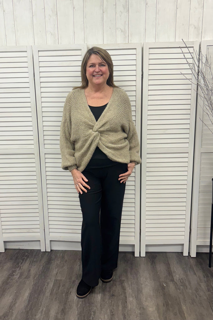 Tyler Twist Front Knit