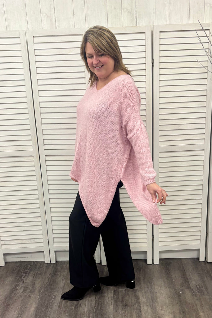 Tully Asymmetric Hem Knit