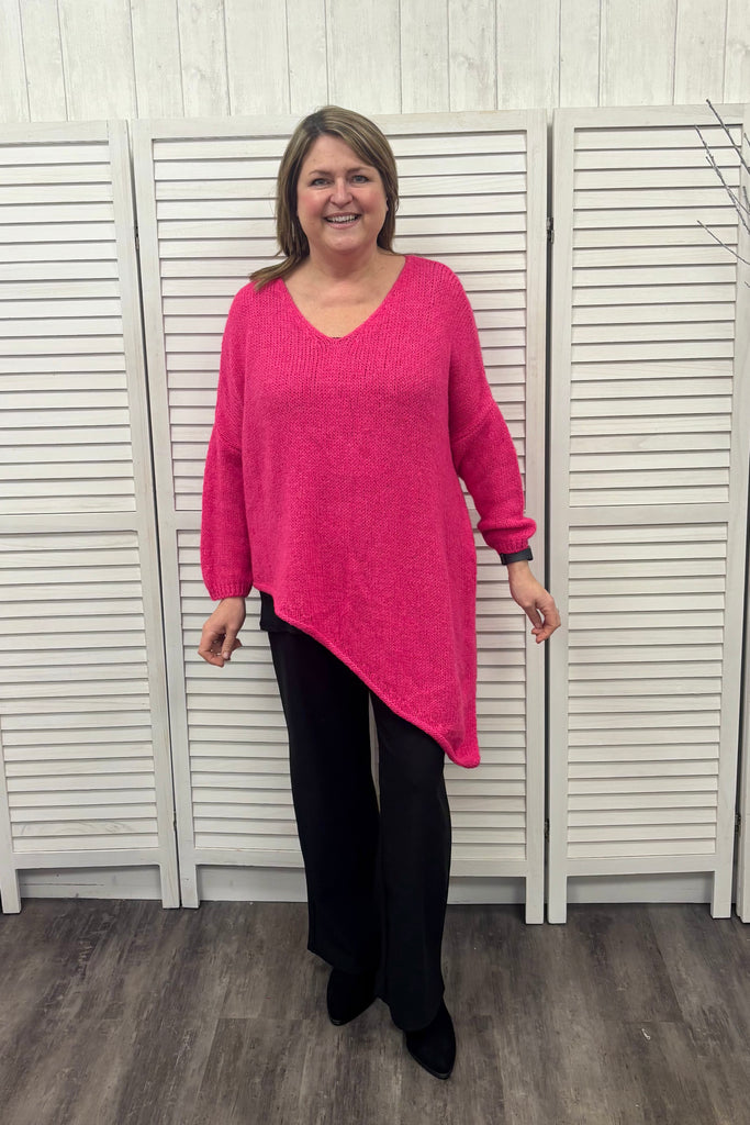 Tully Asymmetric Hem Knit