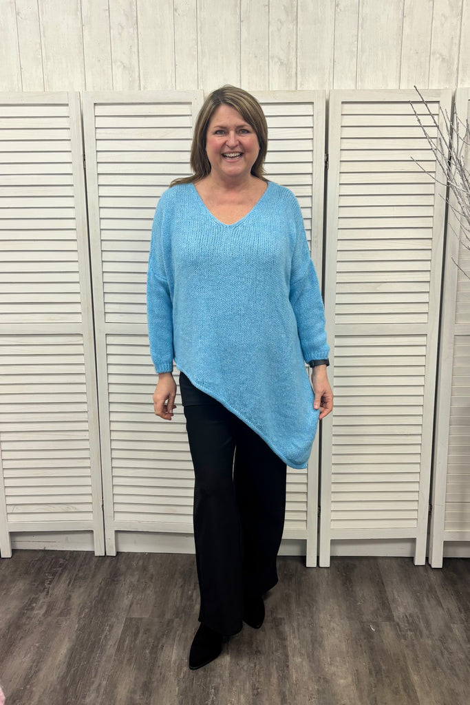 Tully Asymmetric Hem Knit