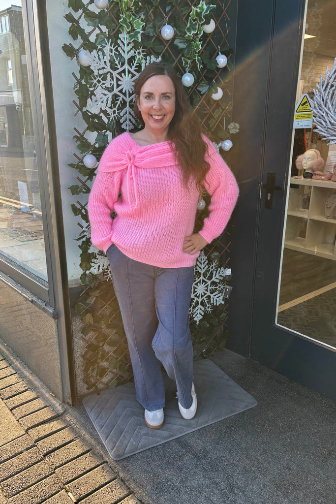 Ellen Statement Neckline Chunky Knit