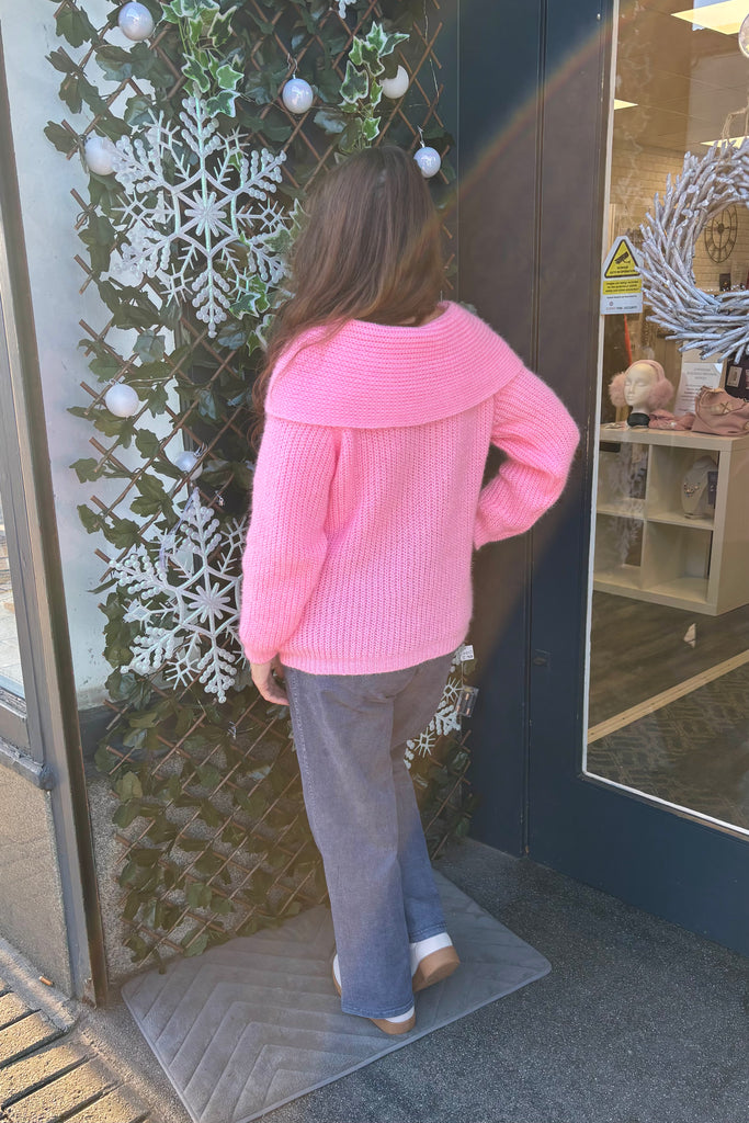 Ellen Statement Neckline Chunky Knit