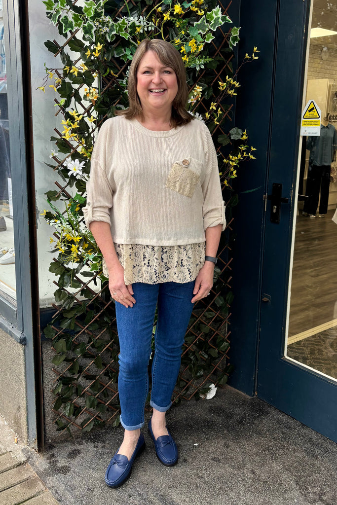 Arabella Lace Detail Top
