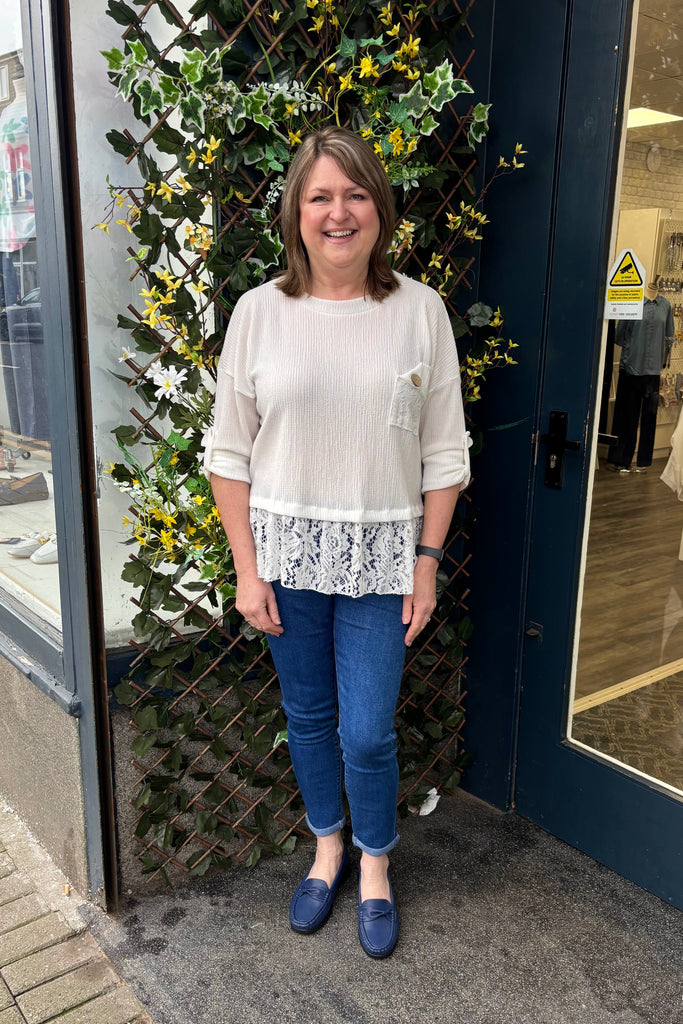 Arabella Lace Detail Top