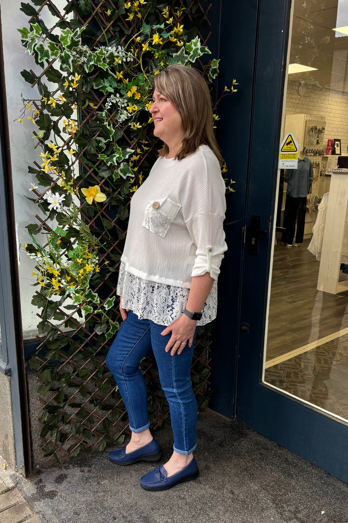 Arabella Lace Detail Top