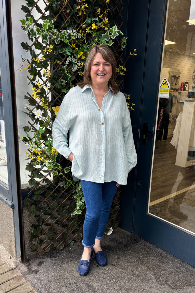 Camilla Textured Stripe Shirt