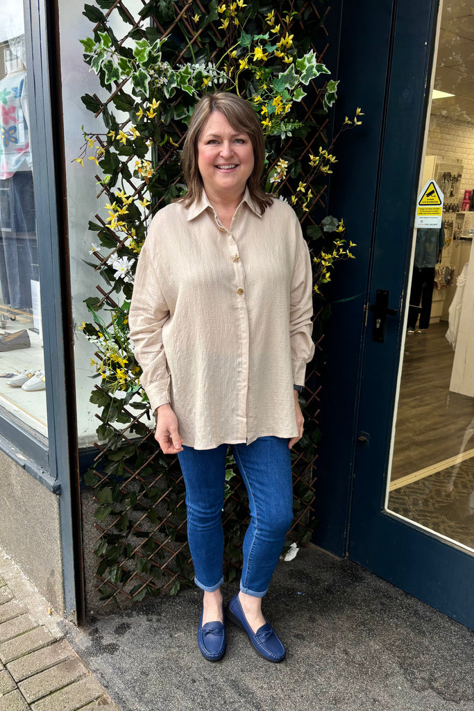 Camilla Textured Stripe Shirt