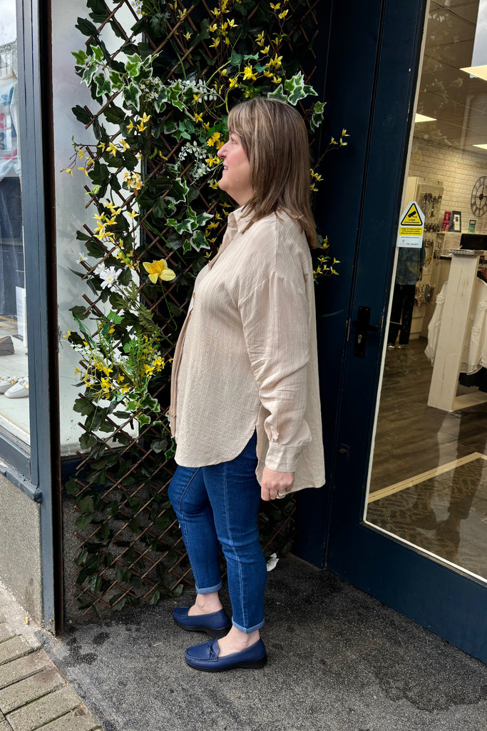 Camilla Textured Stripe Shirt