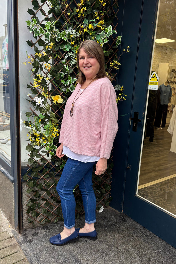 Laurine Textured Two Piece Top