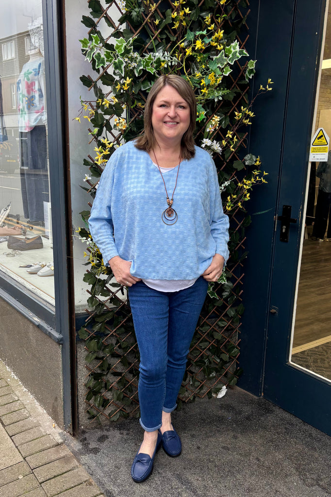 Laurine Textured Two Piece Top