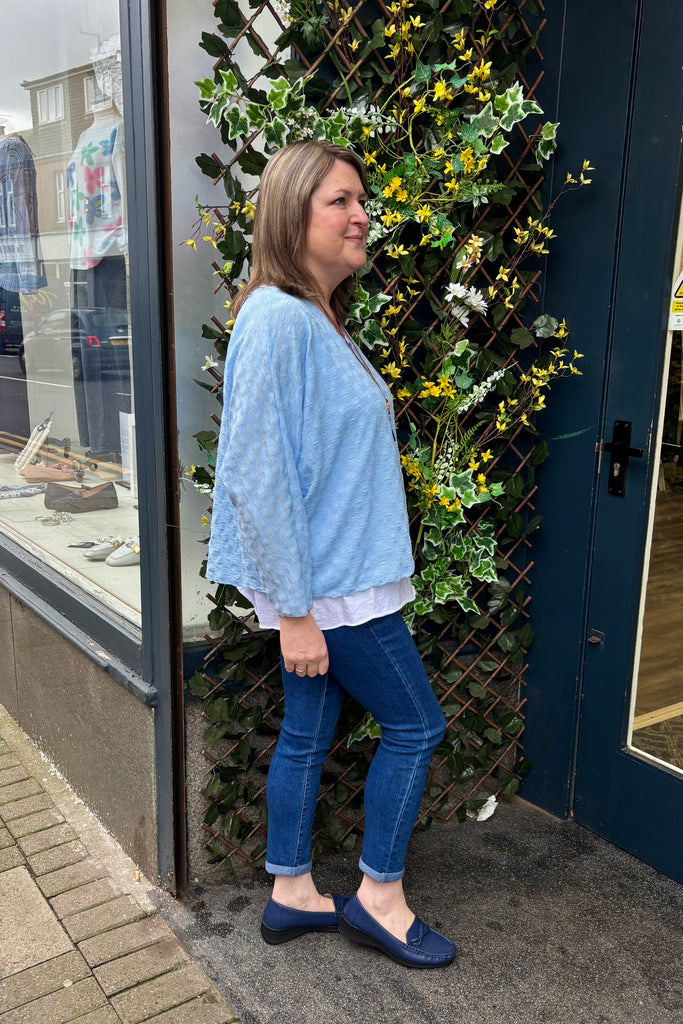 Laurine Textured Two Piece Top