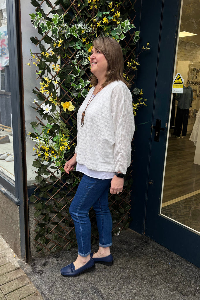 Laurine Textured Two Piece Top