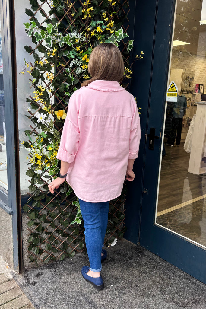 Myla Embossed Flower Shacket