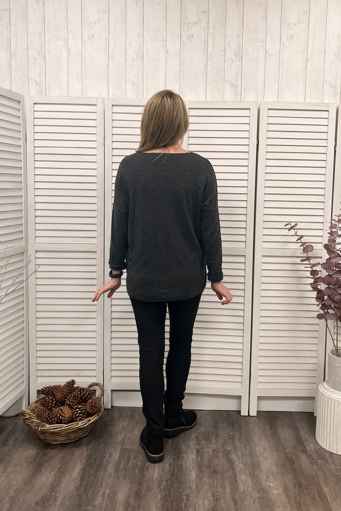 Kara Feather Sparkle Knit