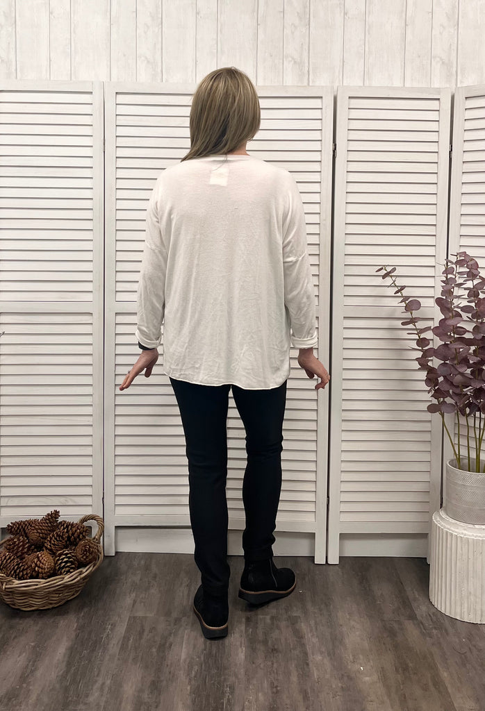 Kara Feather Sparkle Knit