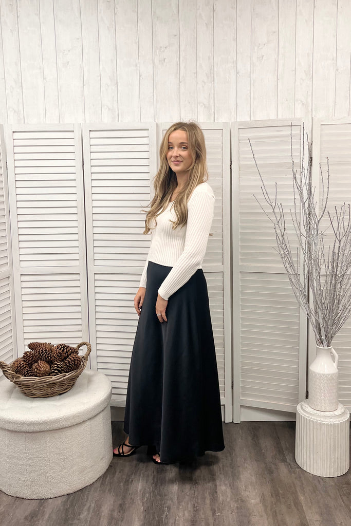 Pippa Knitted Rib Top