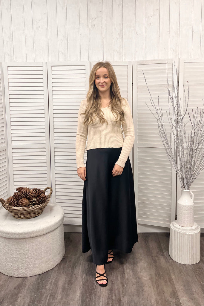 Pippa Knitted Rib Top