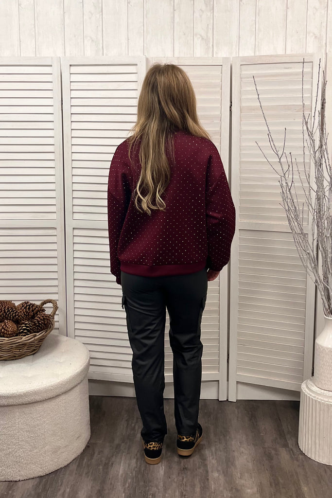 Roxy Diamante Bomber Jacket