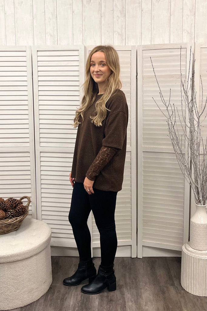 Kiki Faux Two-Piece Top