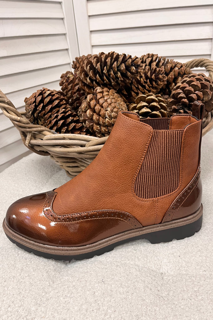 Miranda Brogue Detail Boots