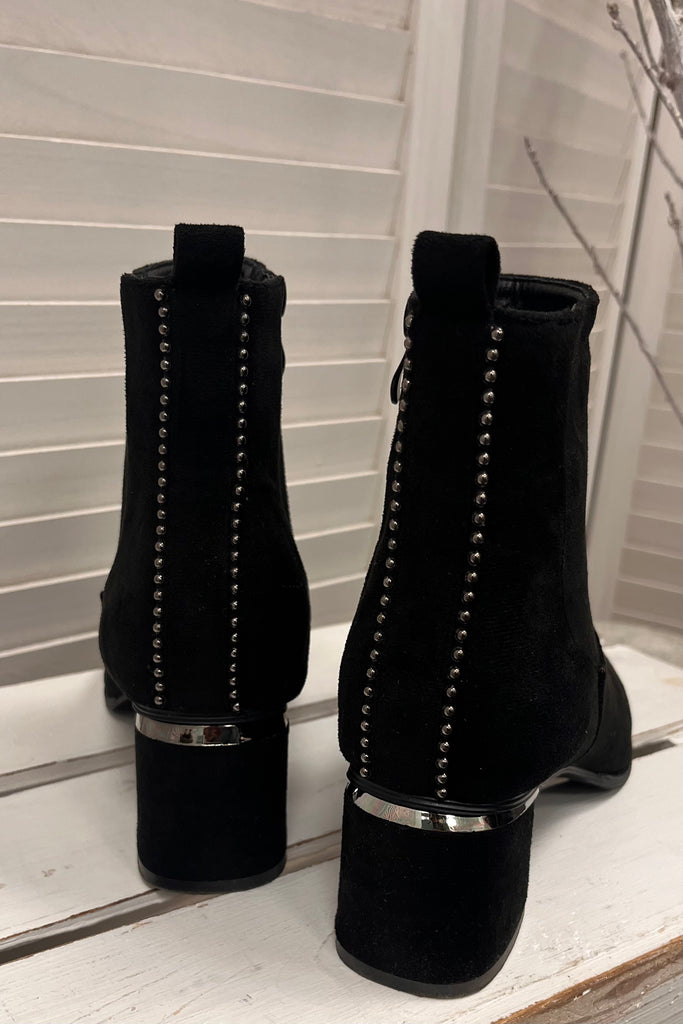Kayla Suedette Stud Detail Boots