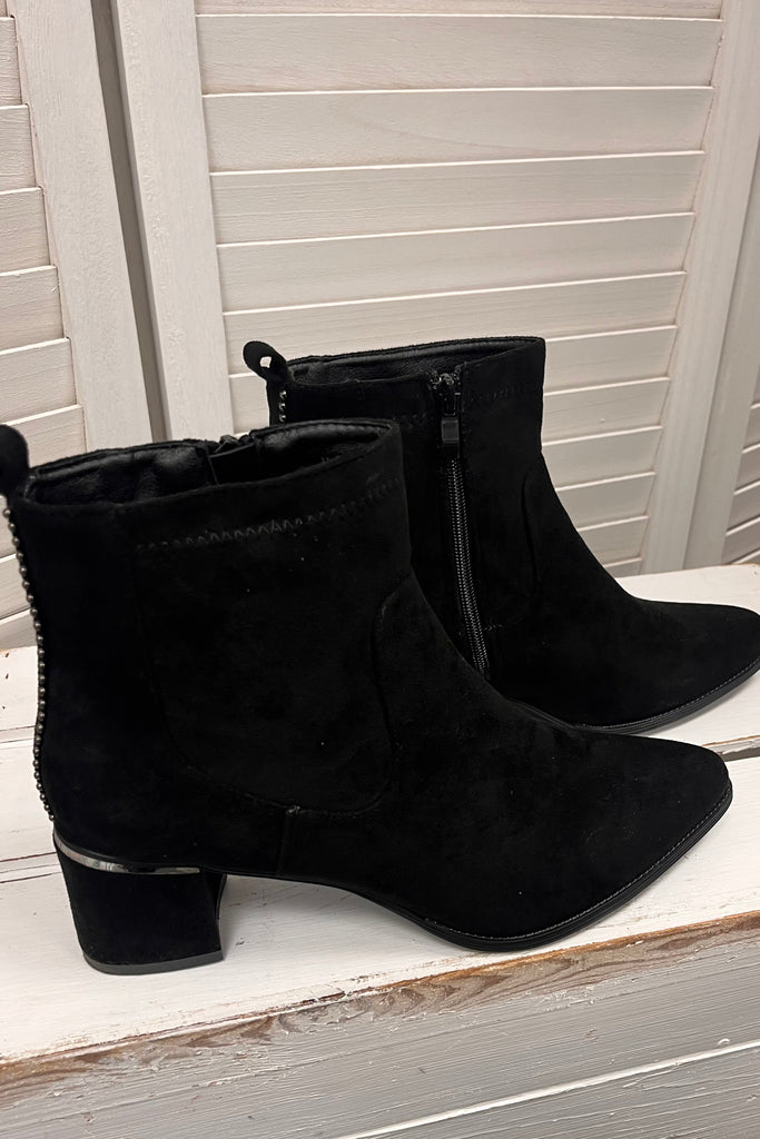 Kayla Suedette Stud Detail Boots