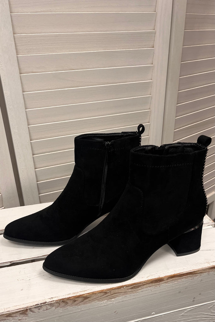 Kayla Suedette Stud Detail Boots