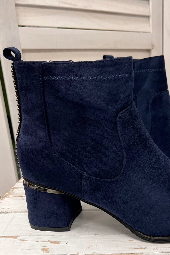 Kayla Suedette Stud Detail Boots