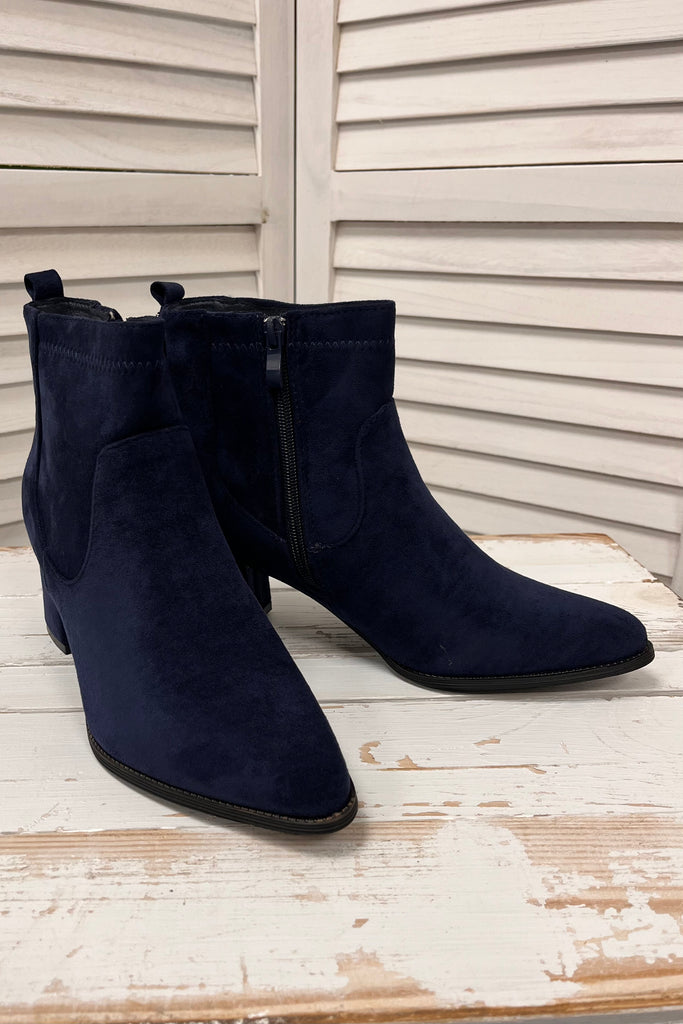 Kayla Suedette Stud Detail Boots