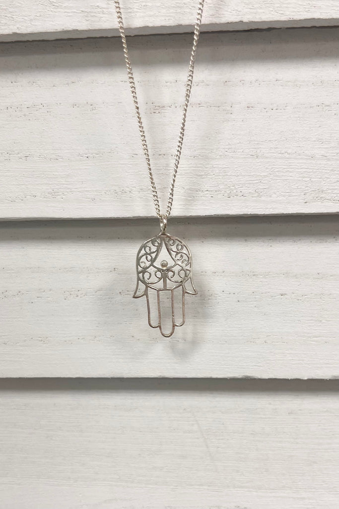 Etta Hamsa Pendant Necklace