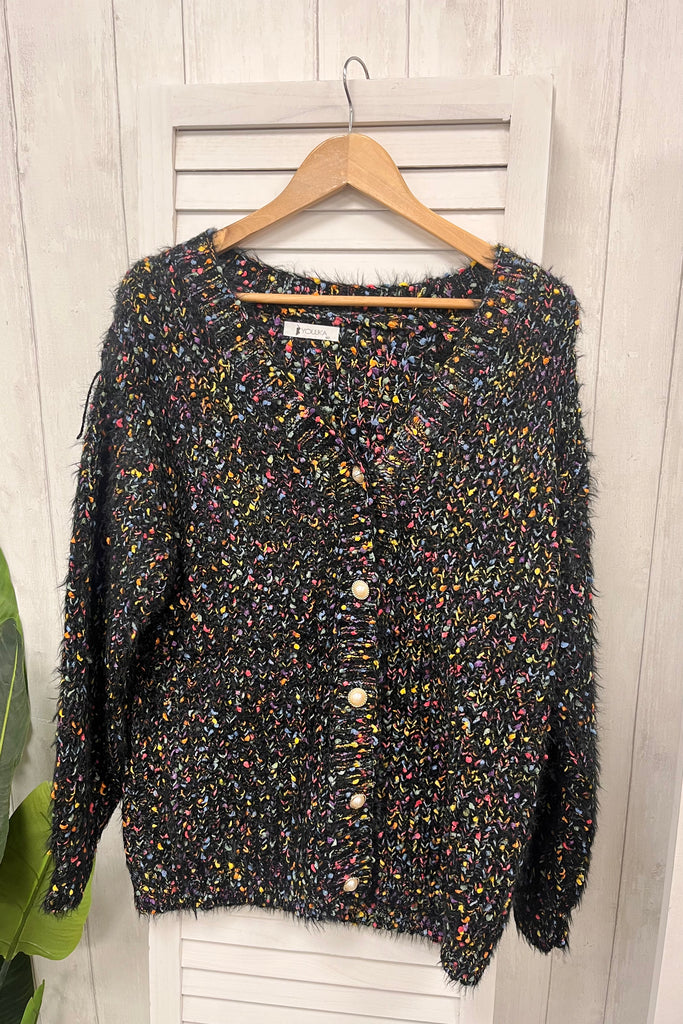 Madison V-Neck Popcorn Cardi