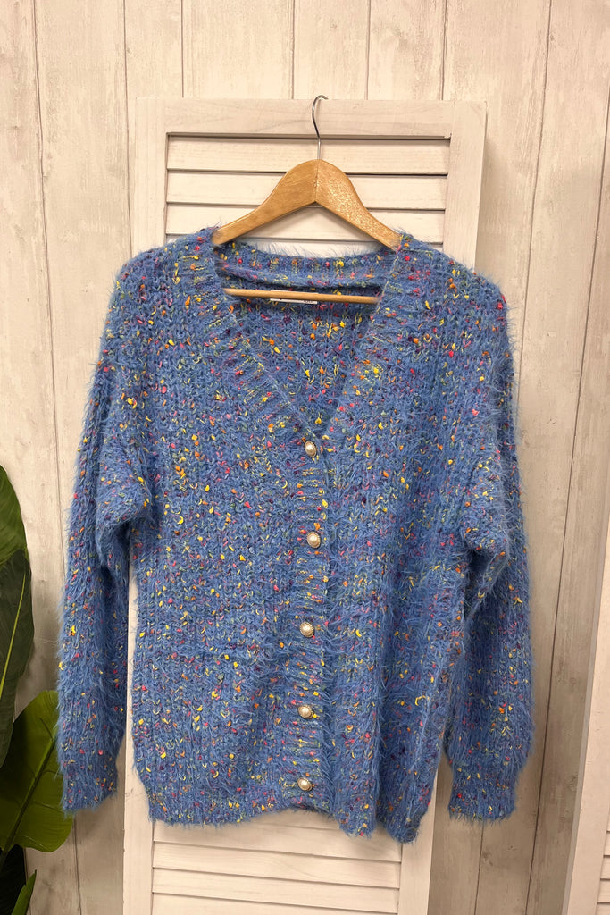 Madison V-Neck Popcorn Cardi