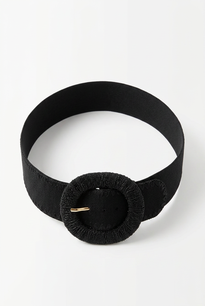 Beth Elasticated Woven Detail Belt