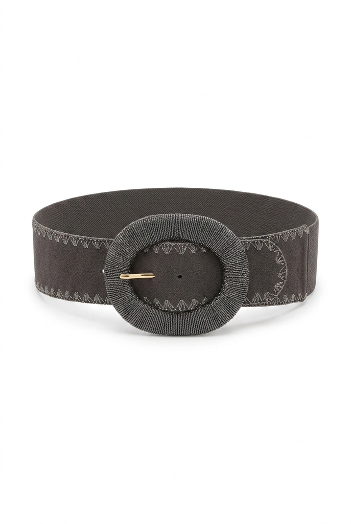 Beth Elasticated Woven Detail Belt