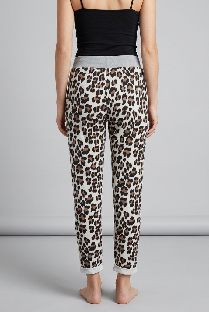 Harriet Leopard Print Joggers